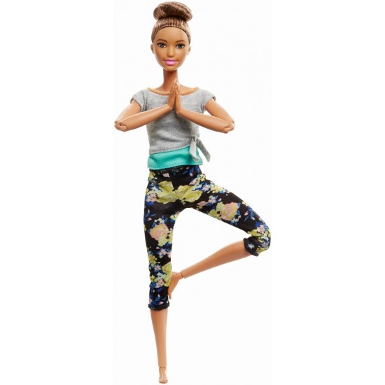 Papusa Mattel Barbie Yoga Made To Move FTG82
