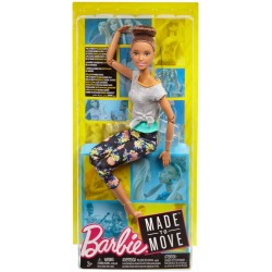 Papusa Mattel Barbie Yoga Made To Move FTG82