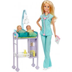 Papusa Barbie doctor pediatru Mattel DHB63-DVG10