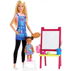 Papusa Barbie set profesoara desen Mattel DHB63-GJM29