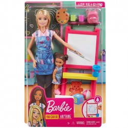 Papusa Barbie set profesoara desen Mattel DHB63-GJM29