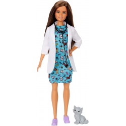 Papusa Barbie medic veterinar Mattel DVF50-GJL63