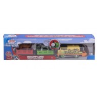 Locomotiva motorizata Percy cu 2 vagoane Thomas Mattel FTF31-FXX56