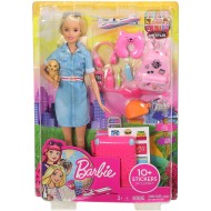 Papusa Barbie Travel Doll FWV25 Mattel