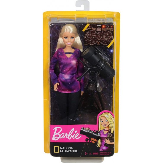 Papusa Barbie National Geographic astrofizician Mattel GDM47
