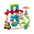 Set constructie Fisher Price din lemn si plastic 75 piese GGV82