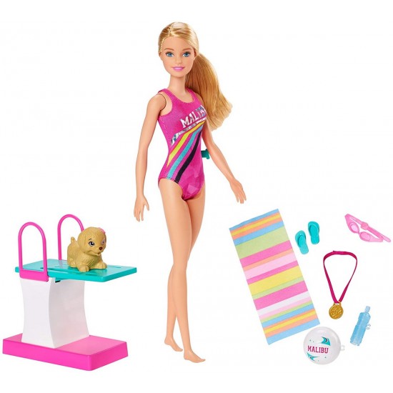 Papusa Barbie inotatoare Mattel GHK23