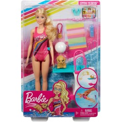Papusa Barbie inotatoare Mattel GHK23