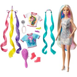 Papusa Barbie Fantasy Hair Mattel GHN04-GHN03