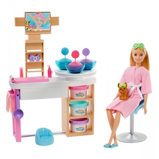 Papusa Barbie o zi la salonul SPA Mattel GJR84