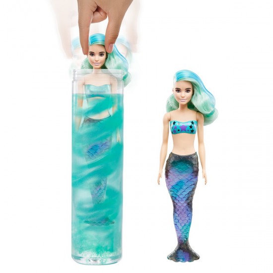 Papusa Barbie color reveal Mattel GTP43