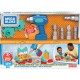 Set de constructie cu surubelnita electrica Mega Blocks Mattel GXK36