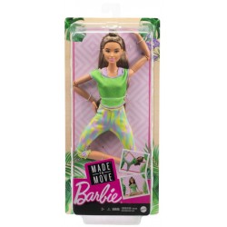 Papusa Mattel Barbie Made To Move satena cu 22 articulatii FTG80-GXF05