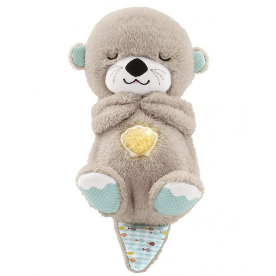 Jucarie Fisher-price respira cu bebelusul vidra Mattel FXC66