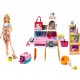 Set Barbie magazin accesorii animale Mattel GRG90