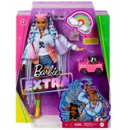Papusa Barbie Extra codite curcubeu Mattel GRN27-GRN29