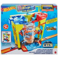 Spalatoria Hot Wheels masini culori schimbatoare Mattel GRW37