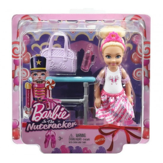 Papusa Barbie Spargatorul de nuci Chelsea Mattel GXD50-GXD51