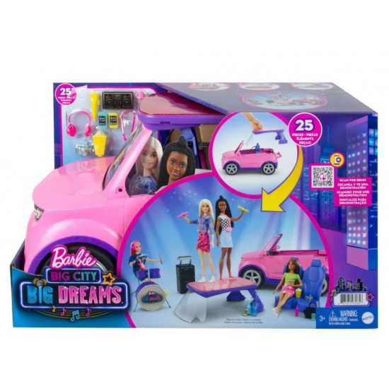 Masina Barbie 2in1 Mattel GYJ25