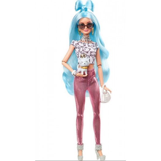 Papusa Barbie extra cu accesorii extravagante Mattel GYJ69