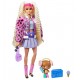 Papusa Barbie Extra blonda cu codite Mattel GYJ77