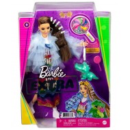 Papusa Barbie Extra rochie curcubeu Mattel GYJ78
