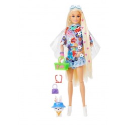 Papusa Barbie Extra Flower Power Mattel HDJ45