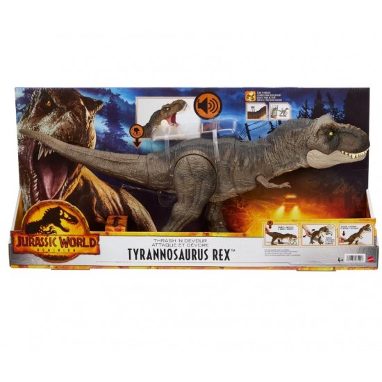 Figurina interactiva Dinozaur Jurassic World Tyrannosaurus Rex Mattel HDY55