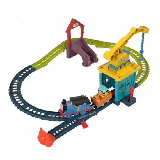 Set de joaca motorizat Thomas Carly si Sandy Mattel HDY58