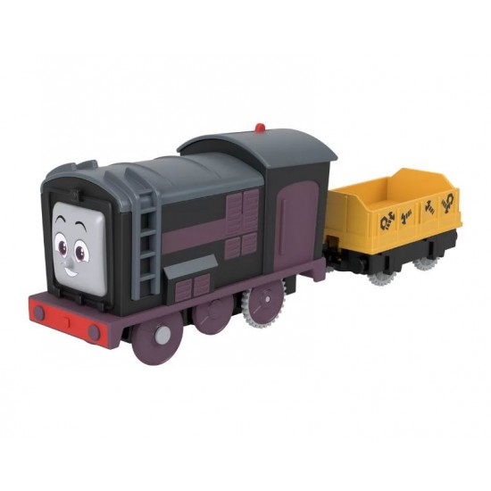 Thomas locomotiva motorizata Diesel cu vagon Mattel HFX96-HDY64
