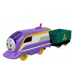 Thomas locomotiva motorizata Kana cu vagon Mattel HFX96-HDY69
