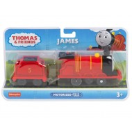 Thomas locomotiva motorizata JAMES cu vagon Mattel HFX96-HDY70