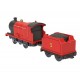 Thomas locomotiva motorizata James cu vagon Mattel HFX96-JGF95