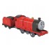 Thomas locomotiva motorizata James cu vagon Mattel HFX96-JGF95