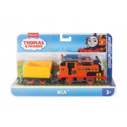 Thomas locomotiva motorizata Nia cu vagon Mattel HFX96-JGF97
