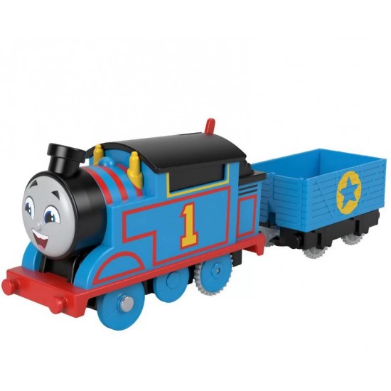 Thomas locomotiva motorizata cu vagon Mattel HFX96-HHD44