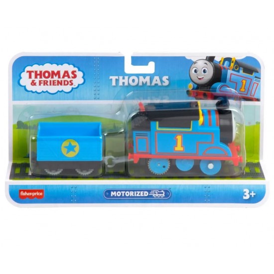 Thomas locomotiva motorizata cu vagon Mattel HFX96-HHD44