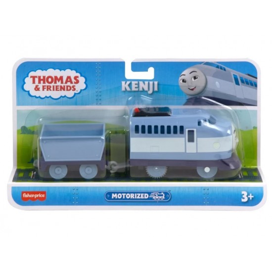 Thomas locomotiva motorizata Kenji cu vagon Mattel HFX96-HHN40