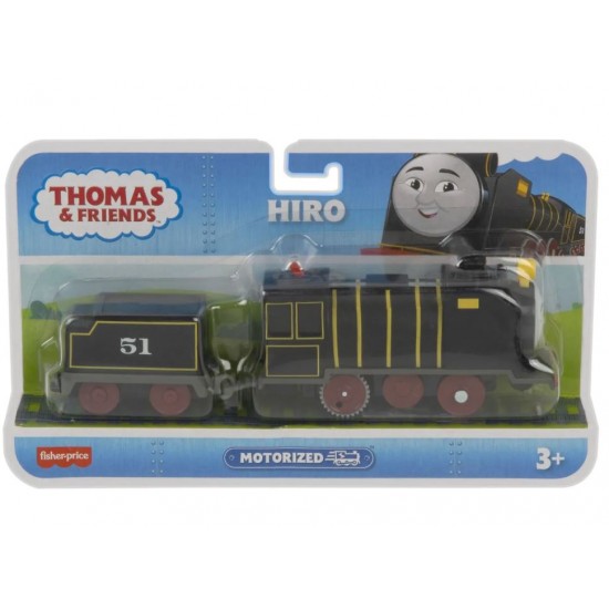 Thomas locomotiva motorizata Hiro cu vagon Mattel HFX96-HHN58