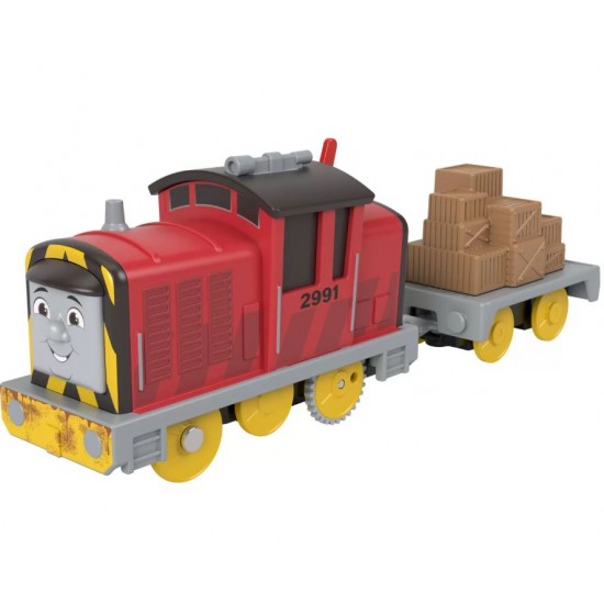 Thomas locomotiva motorizata Selly cu vagon Mattel HFX96-HMC21
