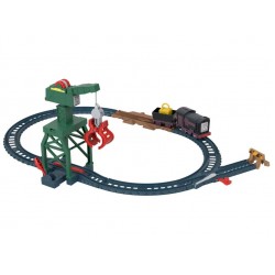 Thomas set de joaca motorizat cu locomotivele Diesel si Cranky Mattel HGY78-HHW05