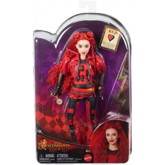 Papusa Descendentii 4 Red fiica Reginei Inimilor Mattel HWT88-HWT93
