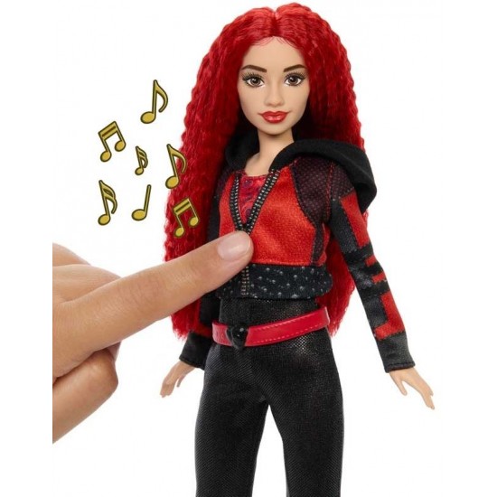 Papusa Descendentii 4 muzicala Red fiica Reginei Inimilor Mattel HWT88-HWT96