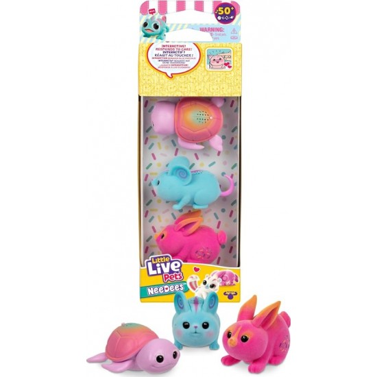 Little LIve Pets set 3 animalute interactive Moose 26751