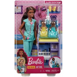 Papusa Barbie set doctor pediatru Mattel DHB63-GKH24