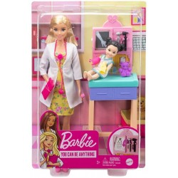 Papusa Barbie set doctor pediatru Mattel DHB63-GTN51