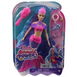 Papusa Barbie sirena cu accesorii Mattel HHG52-HHG51
