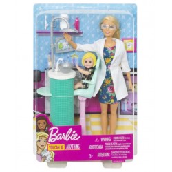 Papusa Barbie set dentist Mattel DHB63-FXP16