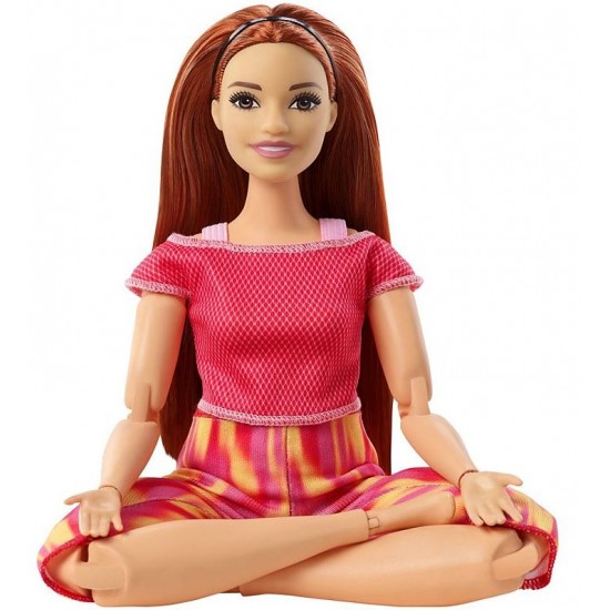Papusa Mattel Barbie Yoga Made To Move cu 22 articulatii FTG80-GXF07
