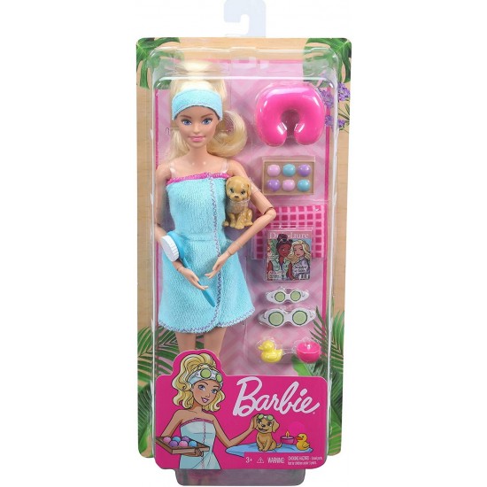 Papusa Barbie Wellness cu figurina si accesorii Mattel GKH73-GJG55